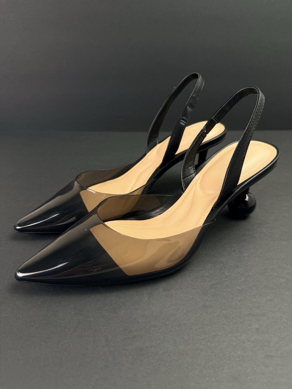 I.N.C. Gylina Women’s 7 Black Halter Strap Ball Heel Pumps New With Box